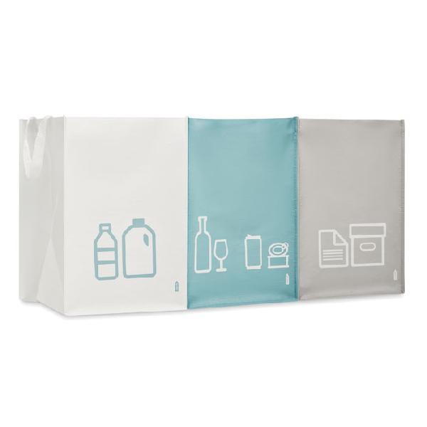 MO6154-99 - 3 worki na odpady z RPET THREE BIN - 3