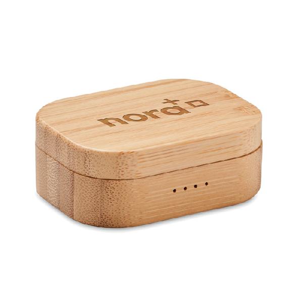 MO6780-40 - Słuchawki TWS w etui z bambusa JAZZ BAMBOO - 4